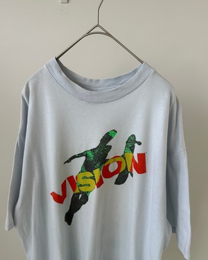 -VISION- Vintage 80s XL Print T-Shirt made in USA