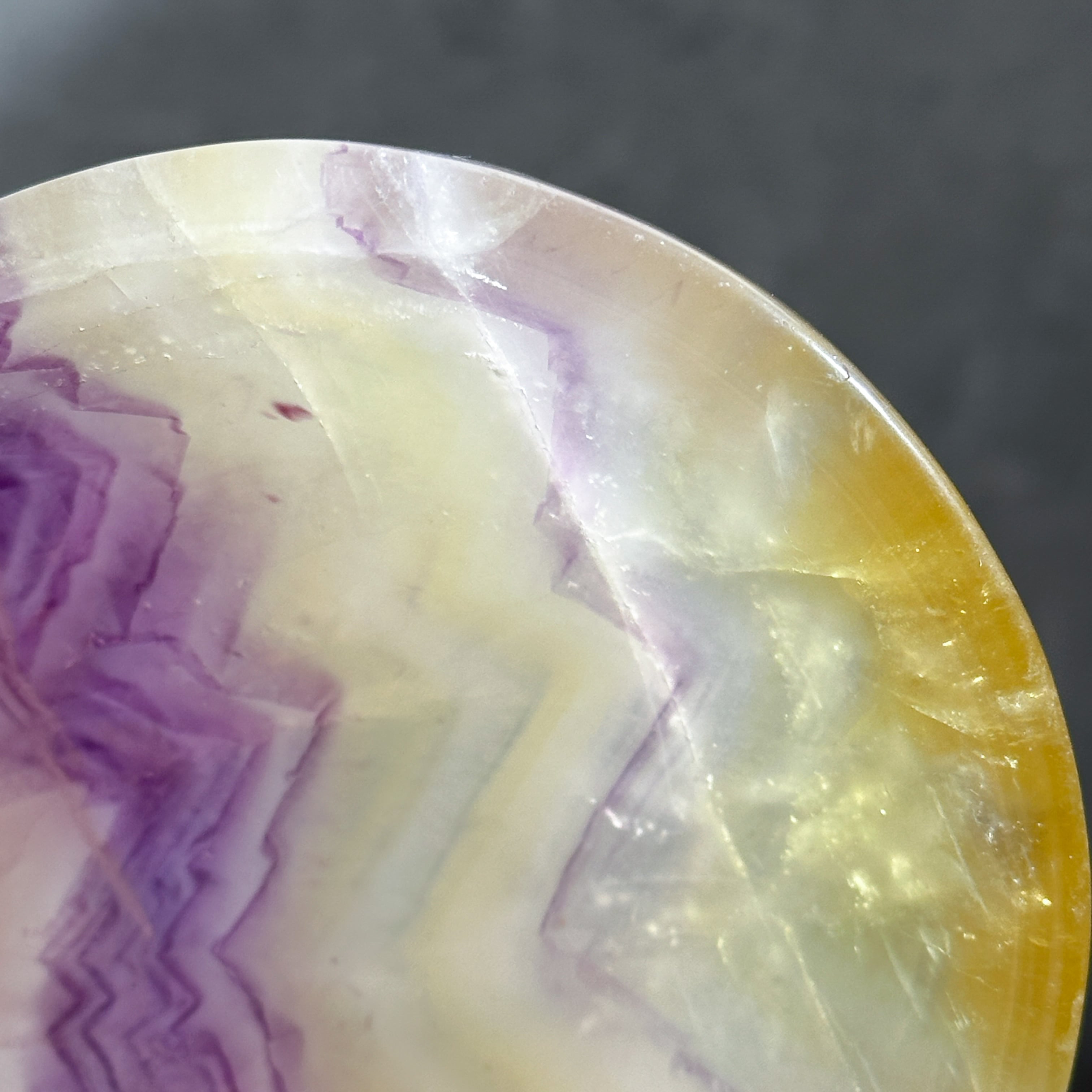 レインボーフローライトのうつわ03◇ RainbowFluorite ◇天然石・鉱物