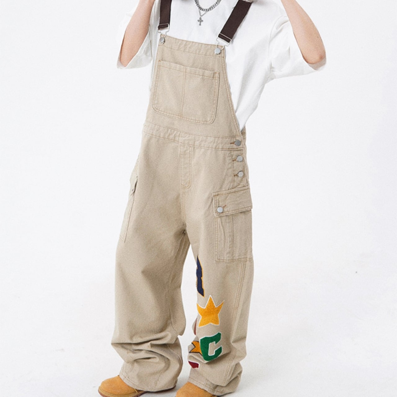 denim patch overall デニムワッペンオーバーオール J0170 denim patch overall デニムワッペンオーバーオール J0170