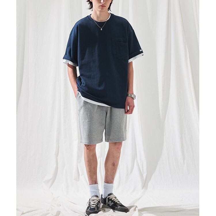 ★HEAVY WEIGHT DROPPED SHOULDER HALF SLEEVES　　　A0482