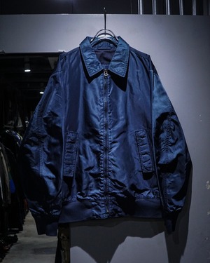 【add (c)vintage】“BOSS HUGO BOSS” Metallic Blue Zip Up Jacket