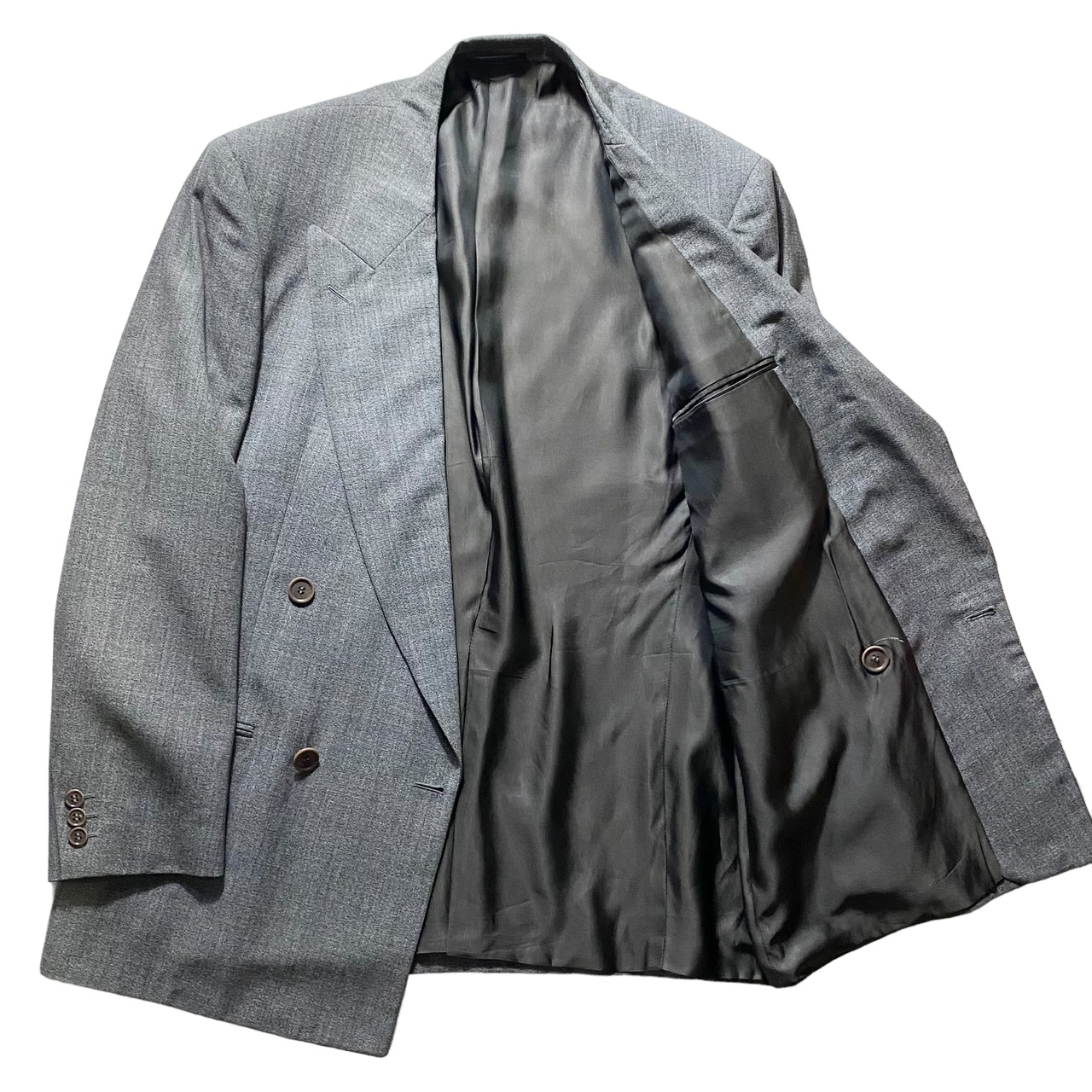ERMENEGILDO ZEGNA heather gray suits set-up