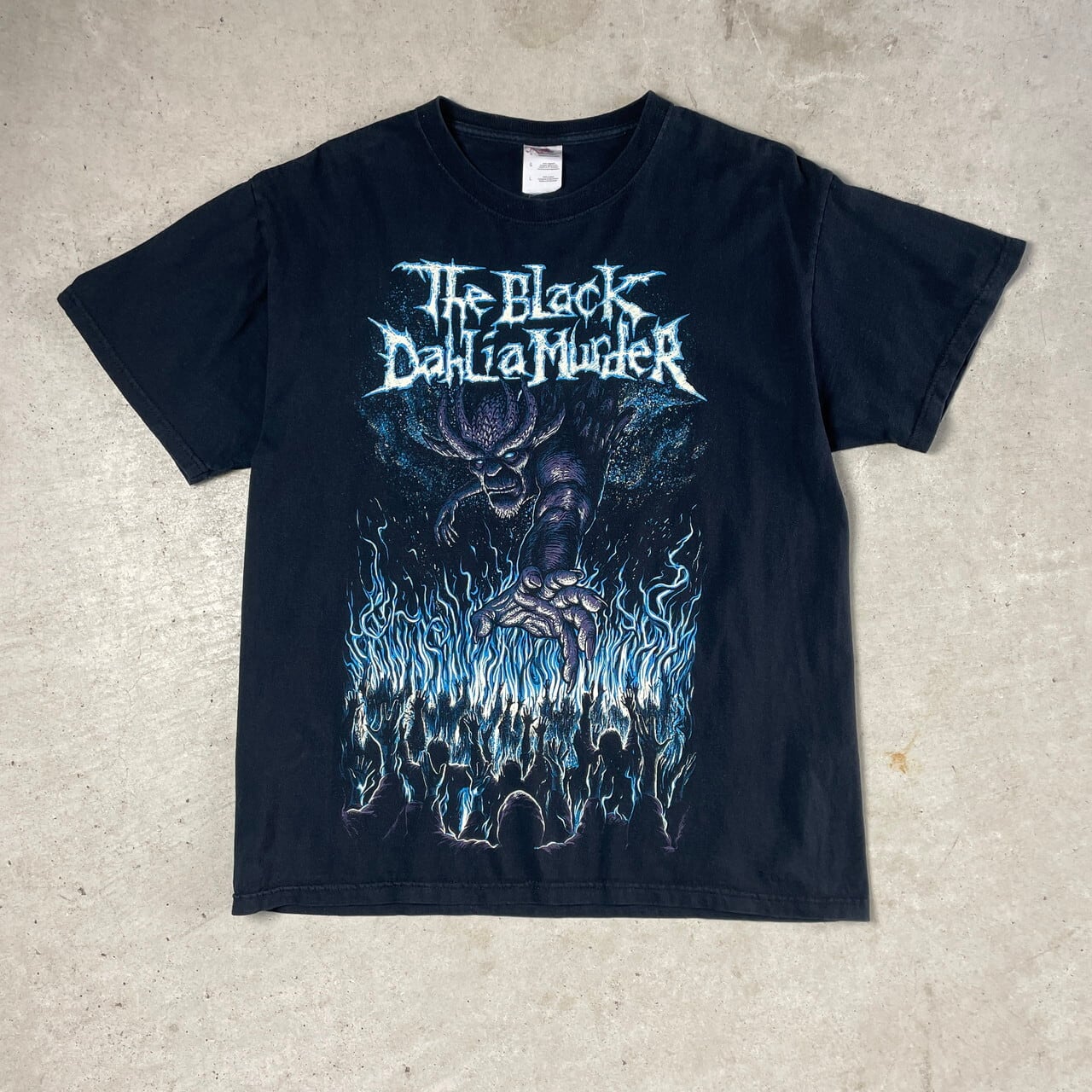 THE BLACK DAHLIA MURDER デスメタル バンドTシャツ メンズL 古着 両面 