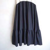 SINME  Vネック C / S ワンピース　オフ×ネイビー　
