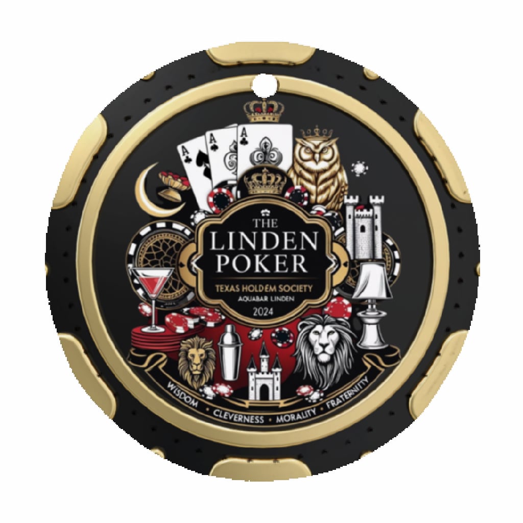 Linden Poker Society会員限定販売 ポーカーチップキーホルダー