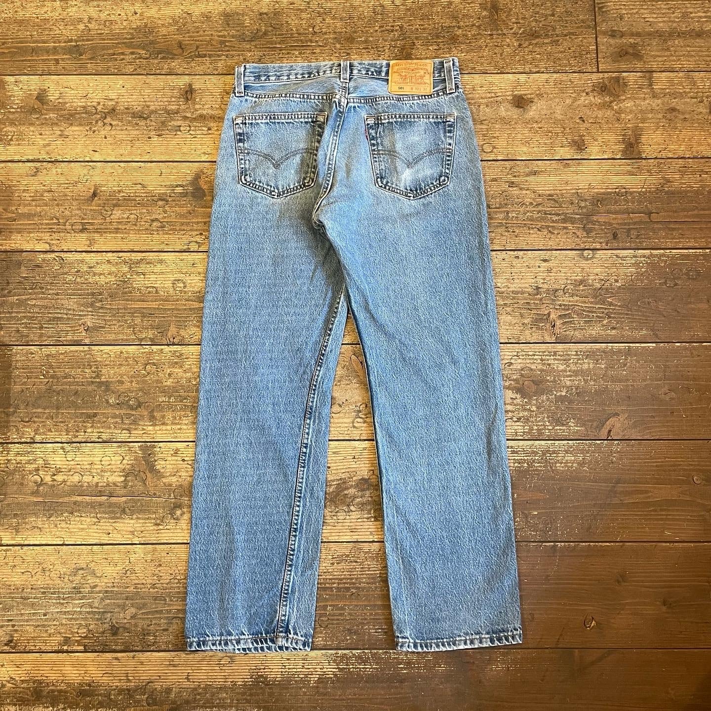 90s 【MEXICO製】 ヴィンテージ Levi's 501 クラッシュデニム