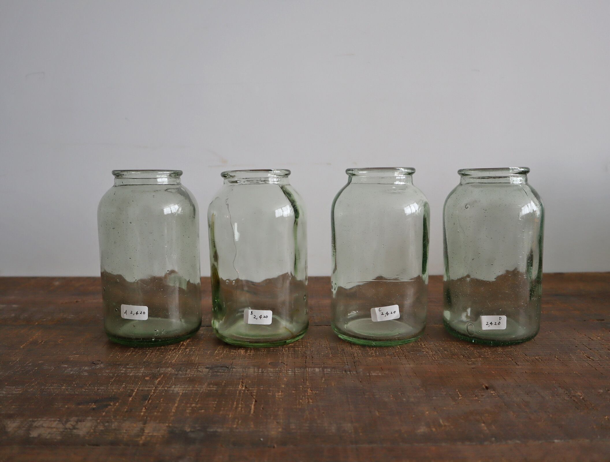 【送料無料】 ヴィンテージガラスボトル 2750円サイズ