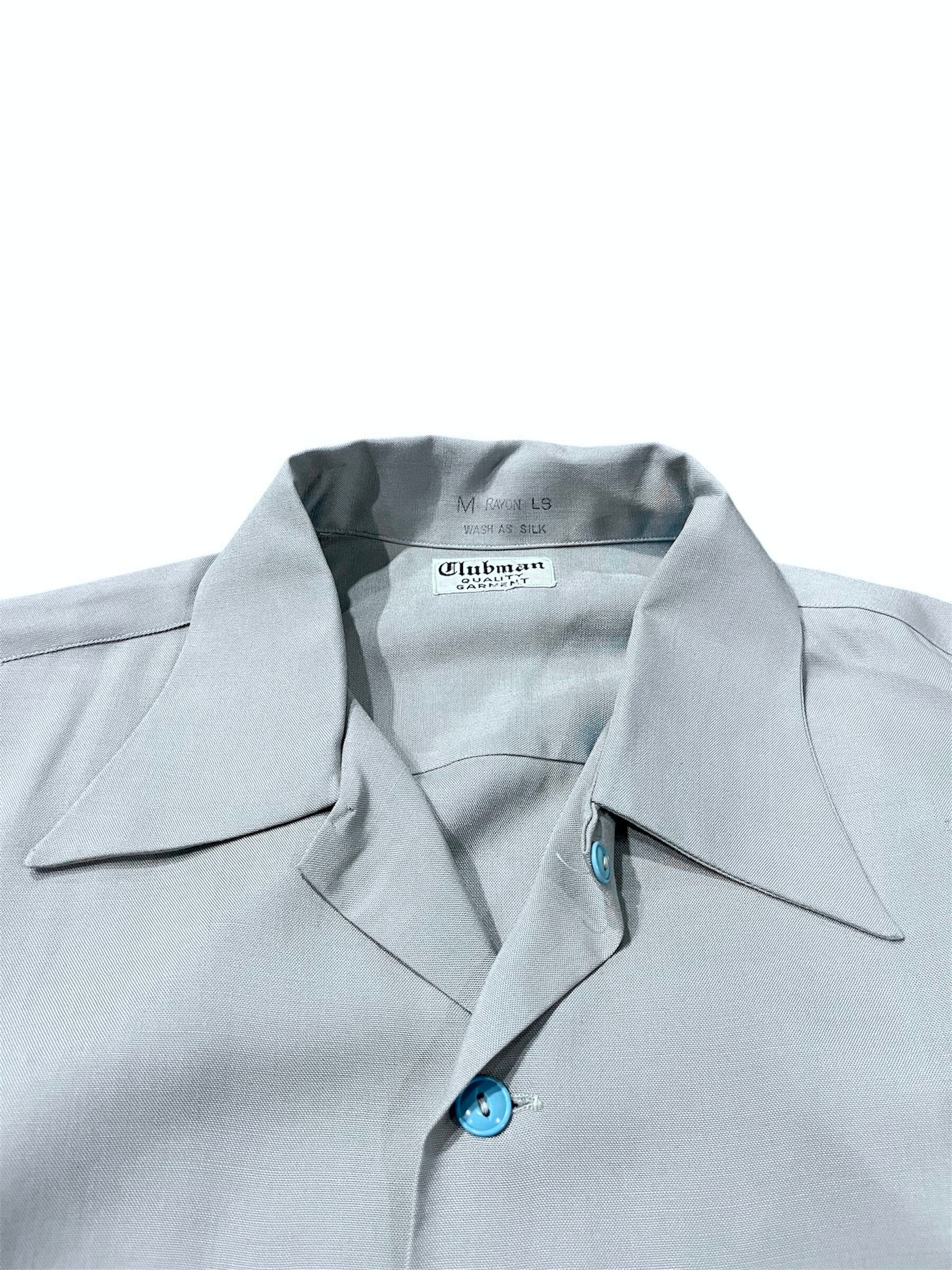 40s〜50s Clubman Rayon Loop Collar Shirt 40年代 レーヨンループ 