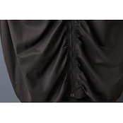 ギャザー デザイン ジップアップ コート 60060