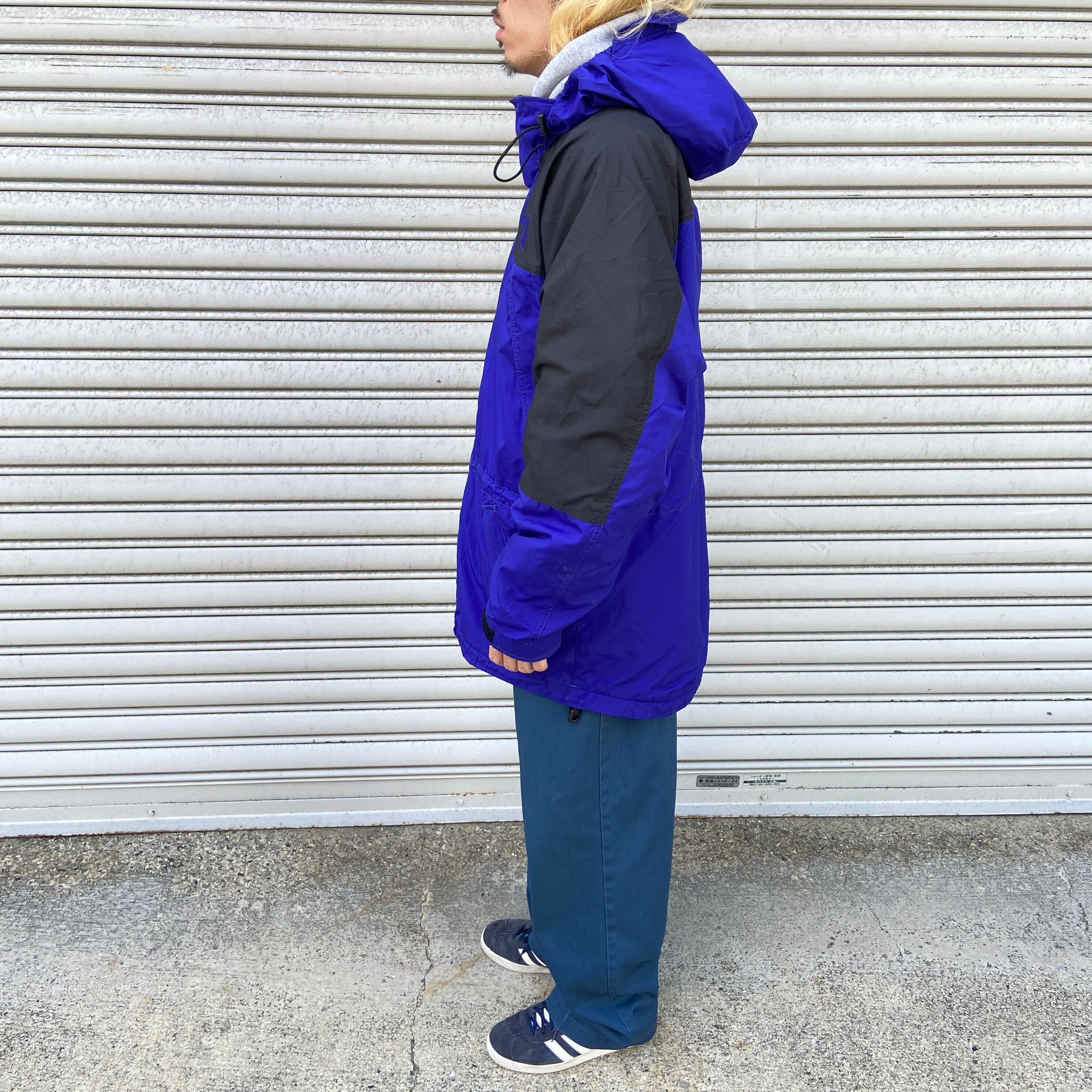 90s THENORTHFACE ノースフェイス マウンテンパーカー ブルー M | 古着 