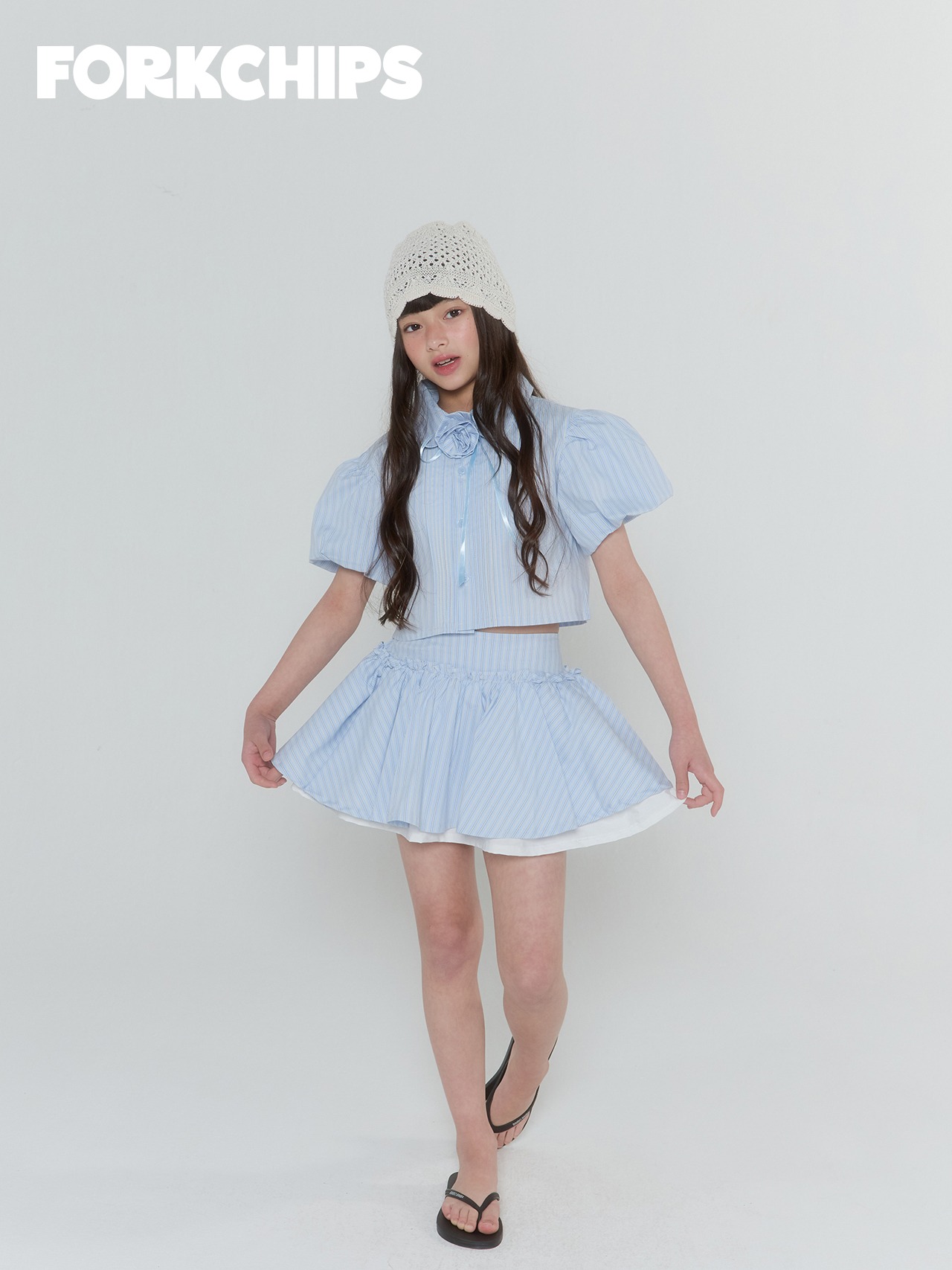 [FORKCHIPS] 라푼젤블라우스 / [포크칩스] 라푼젤블라우스