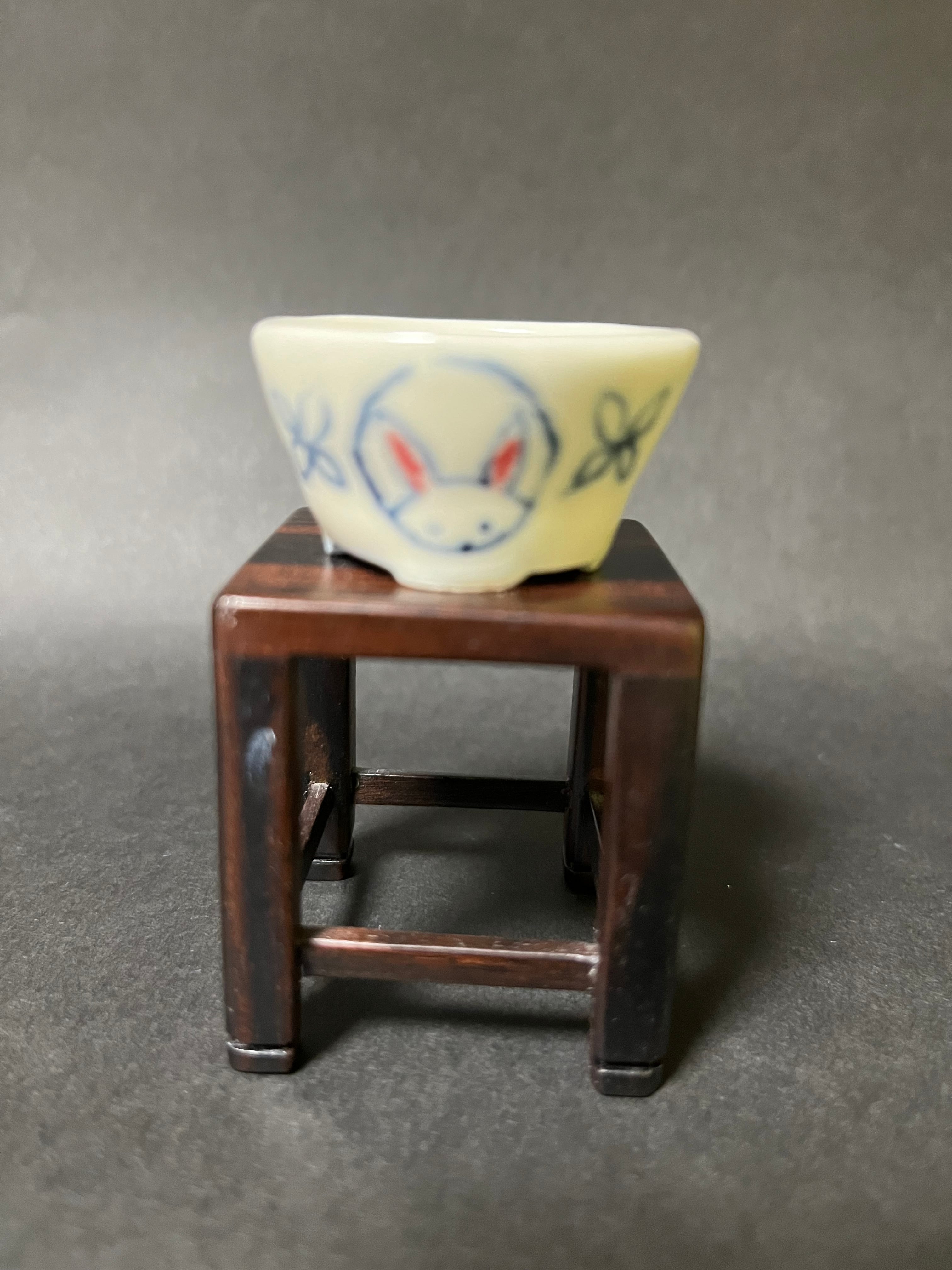 絵付け丸鉢 6-8 | 信心のミニ盆栽鉢販売