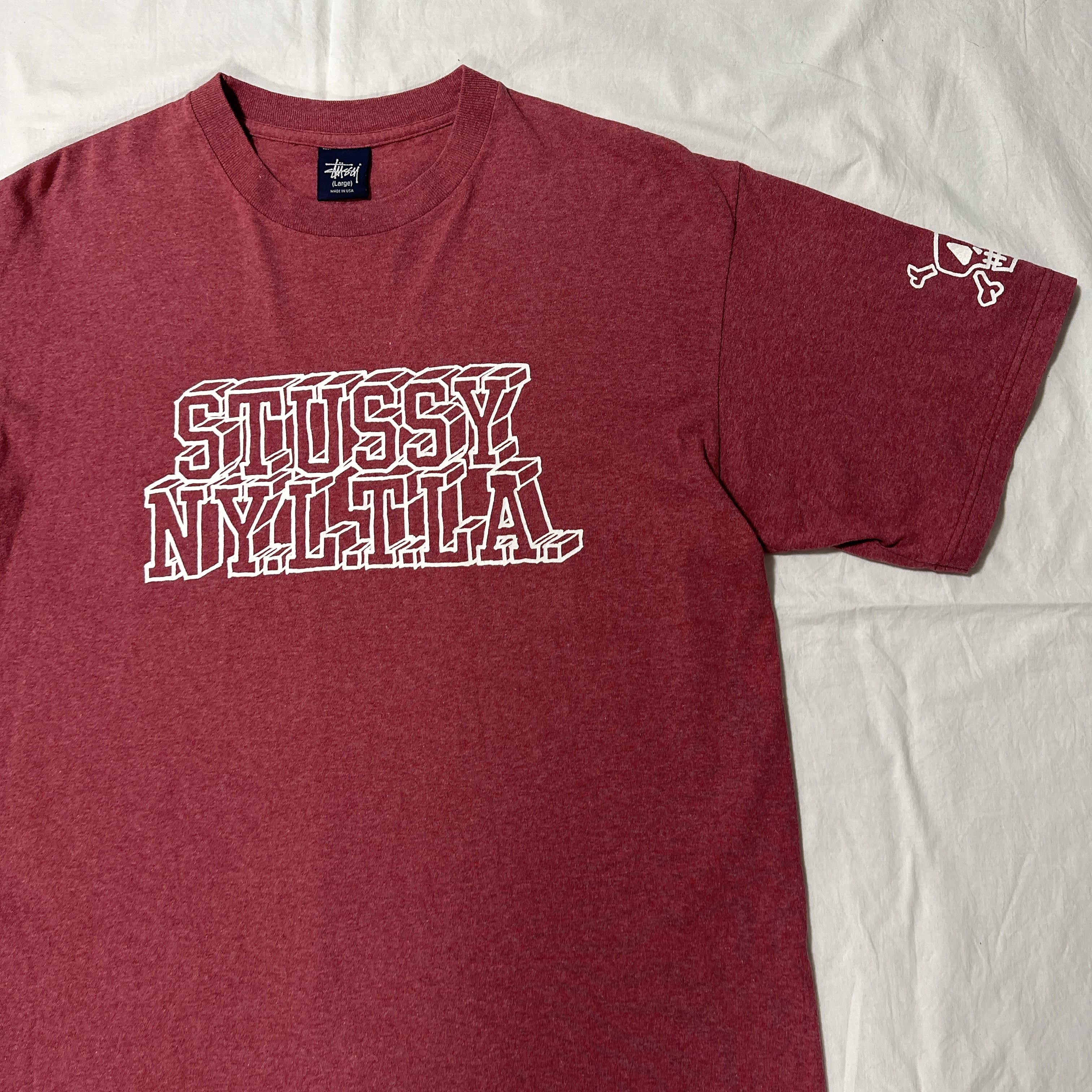 【MADE IN USA 】STUSSY NY.L.T.LA TEE .L | Lookin'4