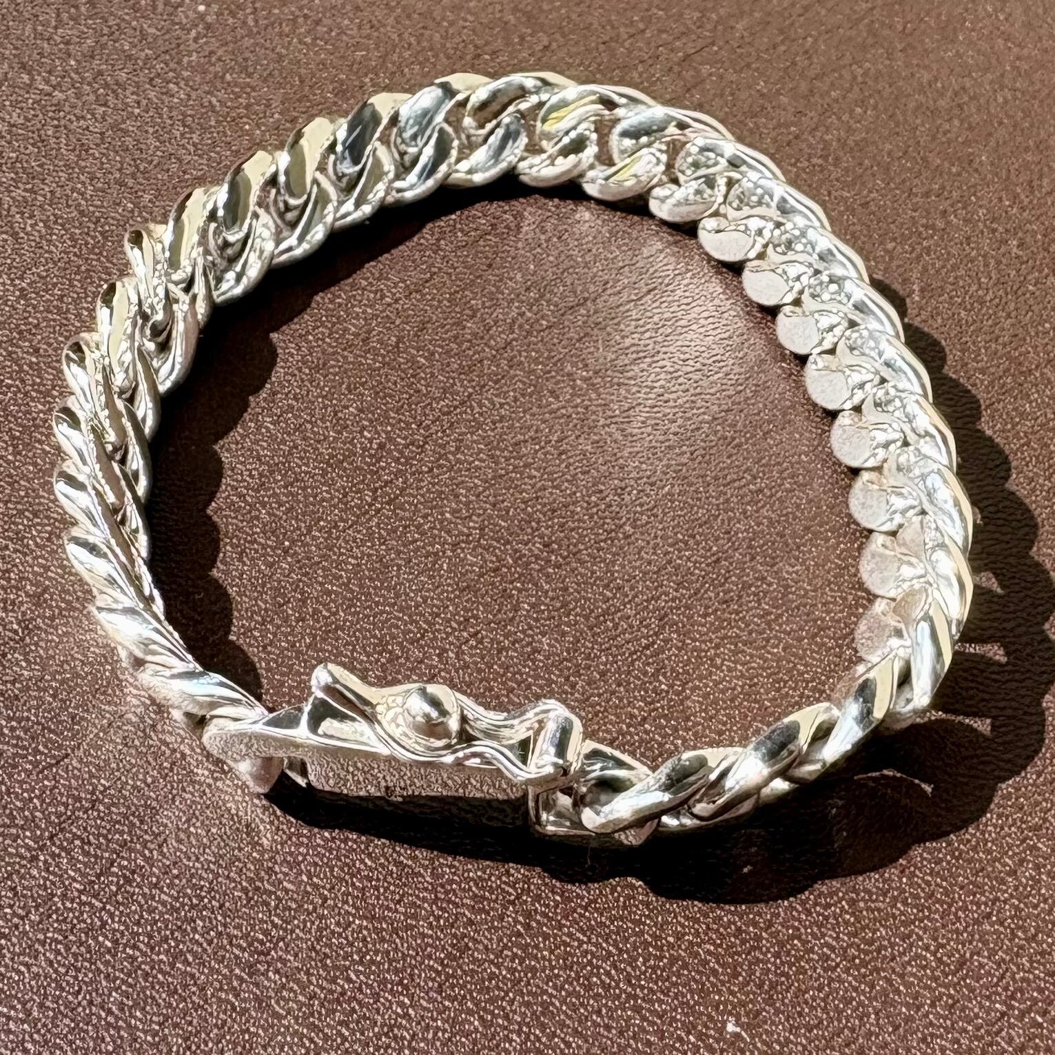 Silver925 喜平ブレスレット 約30g 幅8.1mm 17cm メンズ シルバー925