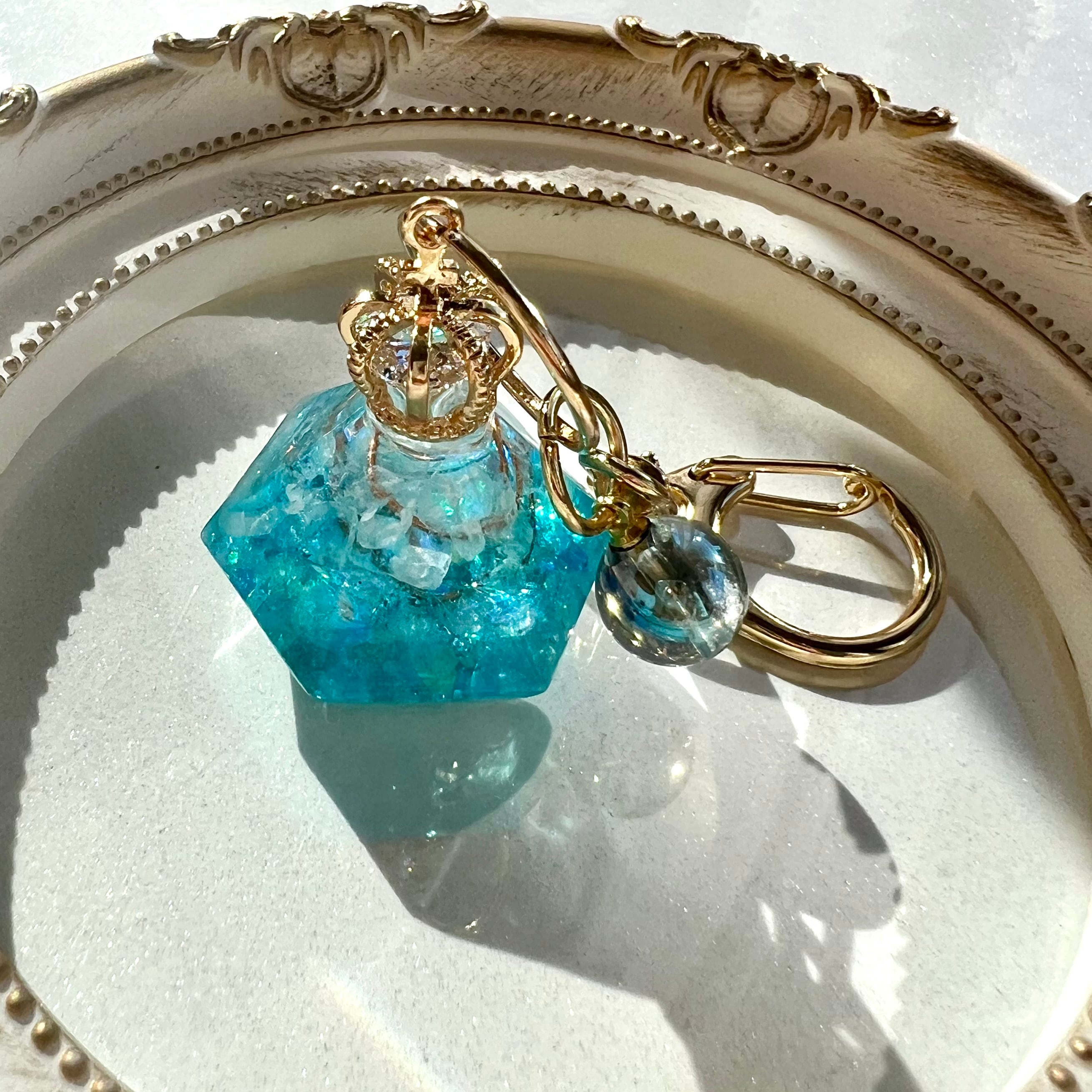 水星-Mercury- 』盛り塩オルゴナイトキーホルダー｜Salt Mound