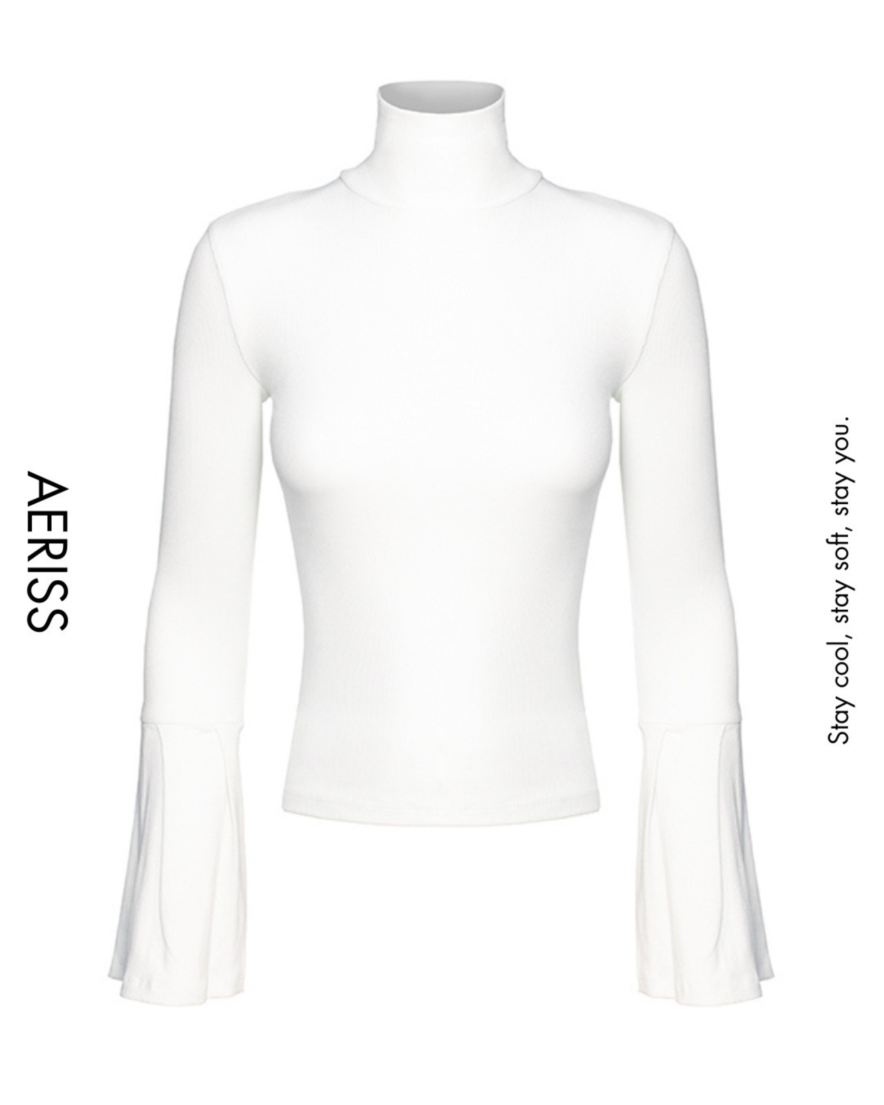 フレアスリーブハイネックリブ A0743 - 7