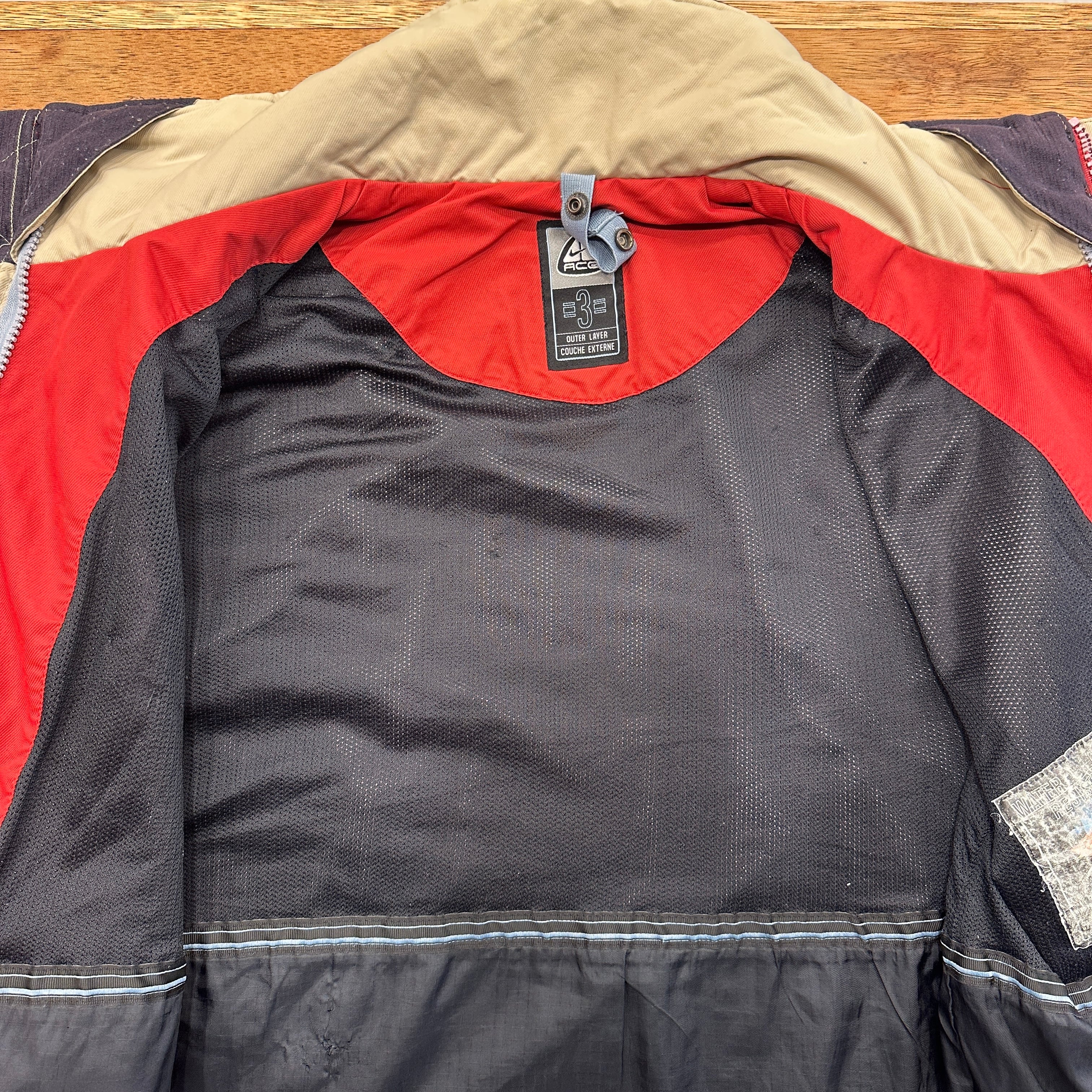 1990S OLD NIKE ACG THERMAL LAYER RED JACKET S ⑧ | safarionline