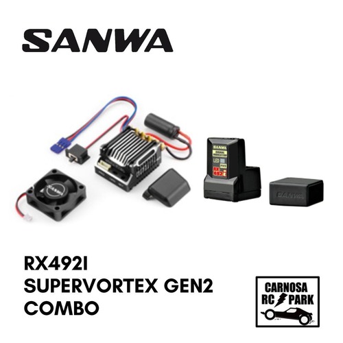 【SANWA 三和電子】RX-492i / SuperVortex-Gen2Proコンボセット [101A32238A]