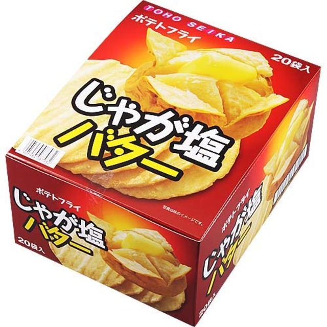 東豊製菓　ﾎﾟﾃﾄﾌﾗｲじゃが塩ﾊﾞﾀｰ味　11gｘ20袋ｘ2箱