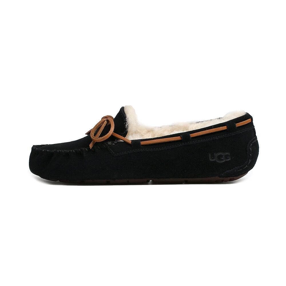 新品 UGG W DAKOTA ブラック モカシン アグ UGG DAKOTA 靴 SHOES モカシン 1107949-BLACK-6 レディース BLACK