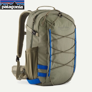 Patagonia パタゴニア ステルス・バックパック 25L フィッシングリュック 耐水 釣りバッグ 給水パック対応 ネットホルダー付き アウトドア バックパック 89169 River Rock Green w/P6 Blue