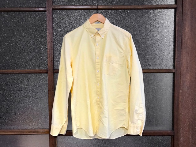 J.CREW SLIM COTTON OXFORD SHIRT (YELLOW)