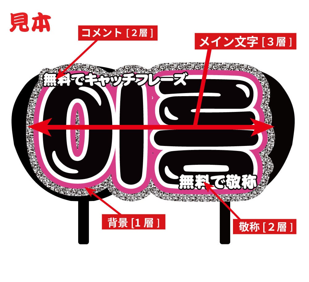 オーダーメイドぷっくり】ハングル専用 【ボード&うちわ文字
