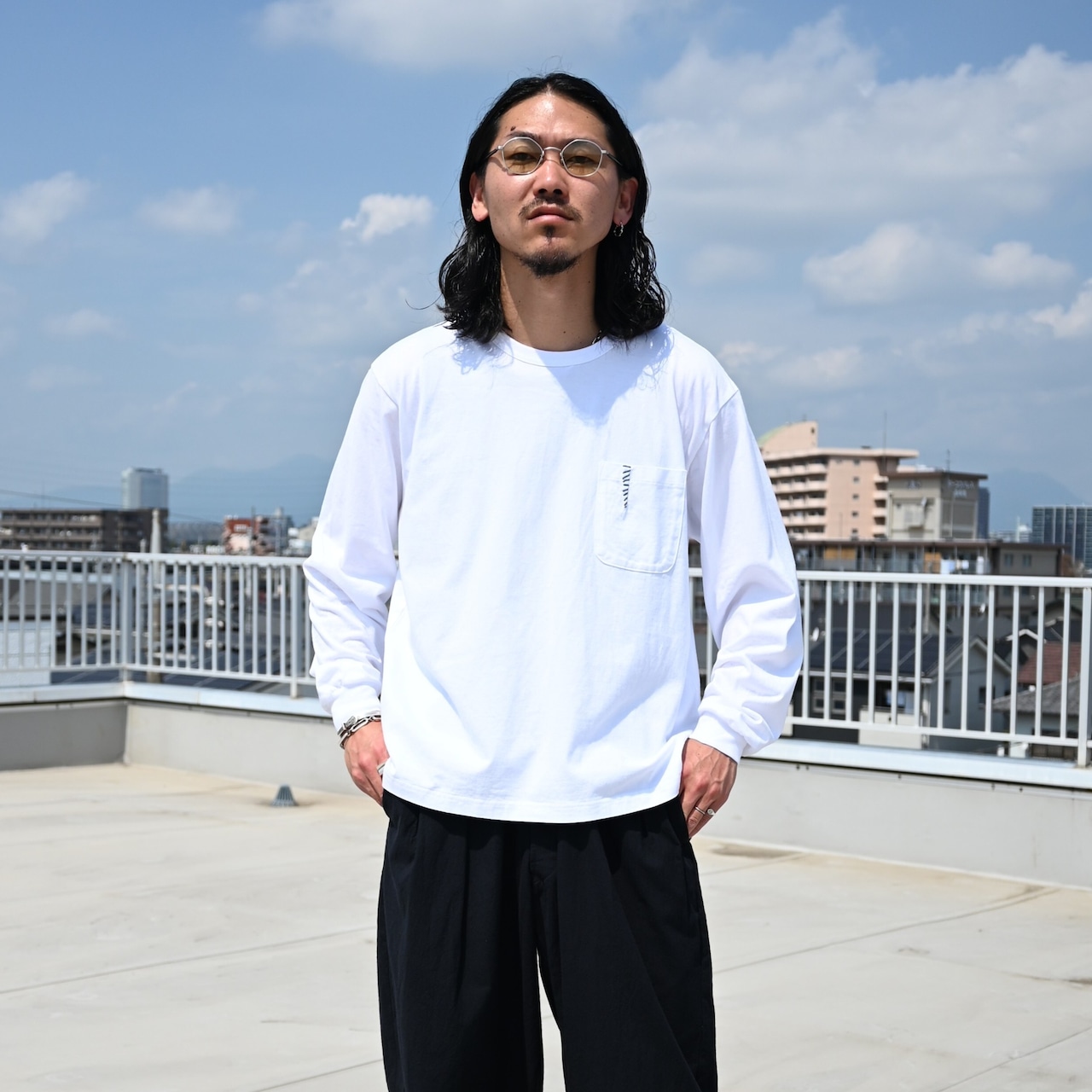 KUON / Sashiko L/S Tee