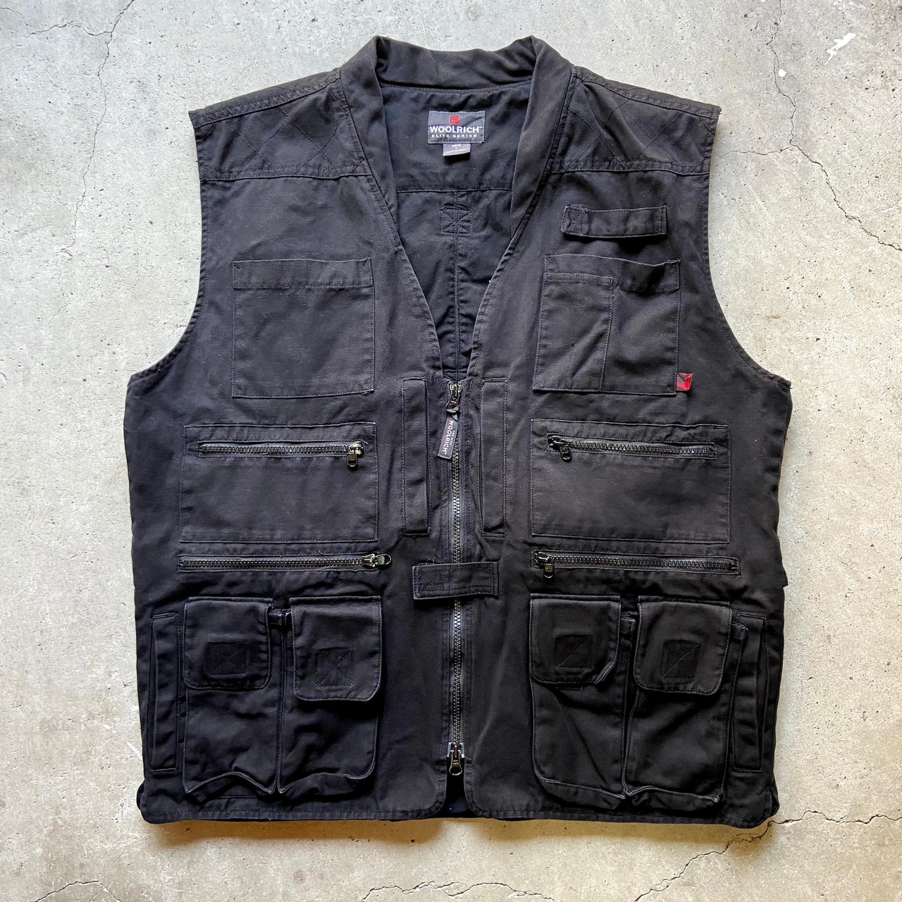 WOOLRICH ウールリッチ 多ポケット フィッシングベスト メンズXL相当 