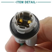 ACROPIX カーLEDライトワイヤーハーネスソケットコネクター ユニバーサル T10 W5W グレー 2個