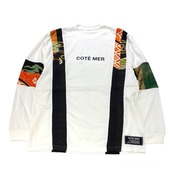 【tshirts104】XLsize KIMONO T-SHIRTS WHITE