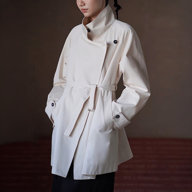 スタンドカラートレンチコート No.6066