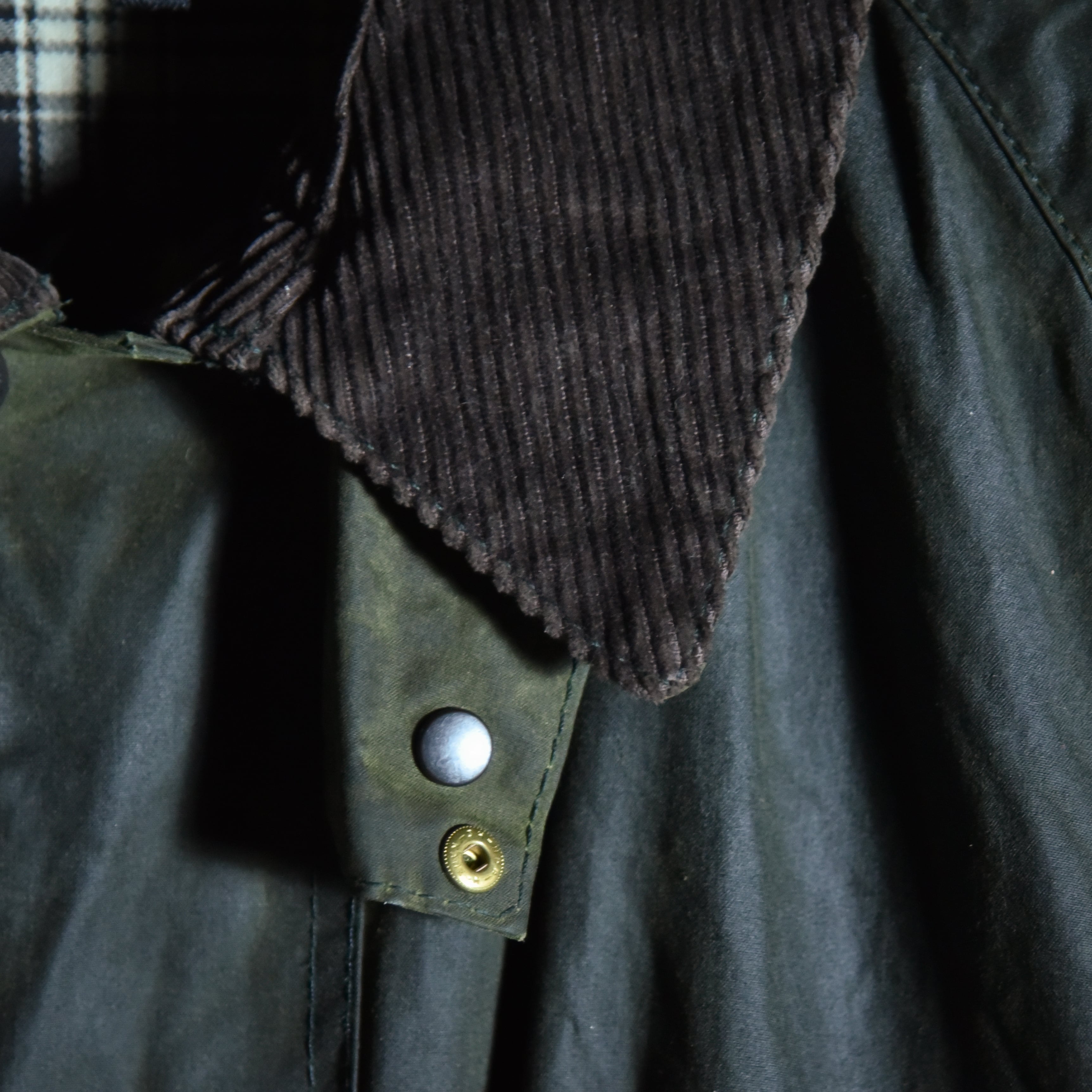 90s Barbour BEAUFORT Size46 バブアー ビューフォート 3ワラント