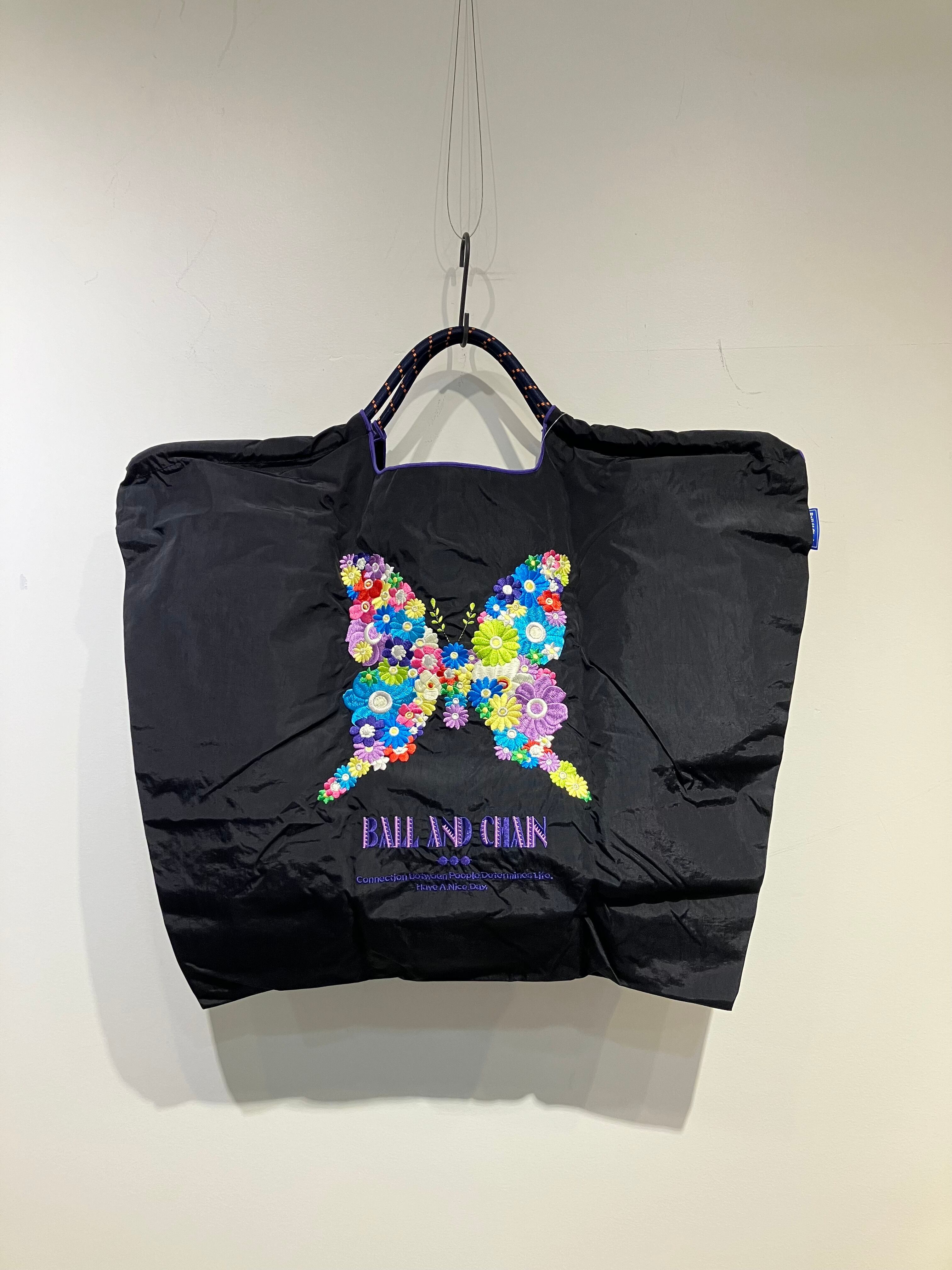 Ball&Chain ショッピングバッグ L size【F.BUTTERFLY】