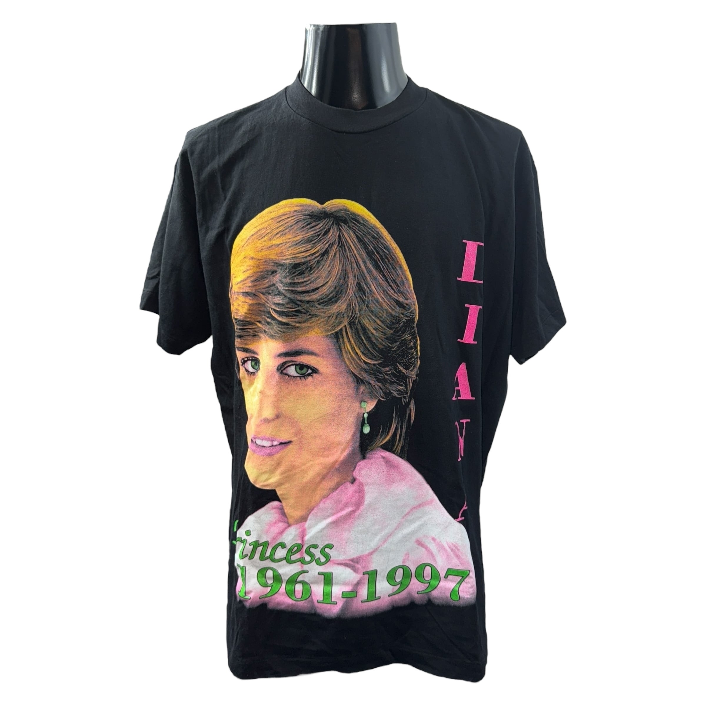 プリンセスダイアナ妃 ビンテージTシャツ IDLES ダイアナ妃デザインT