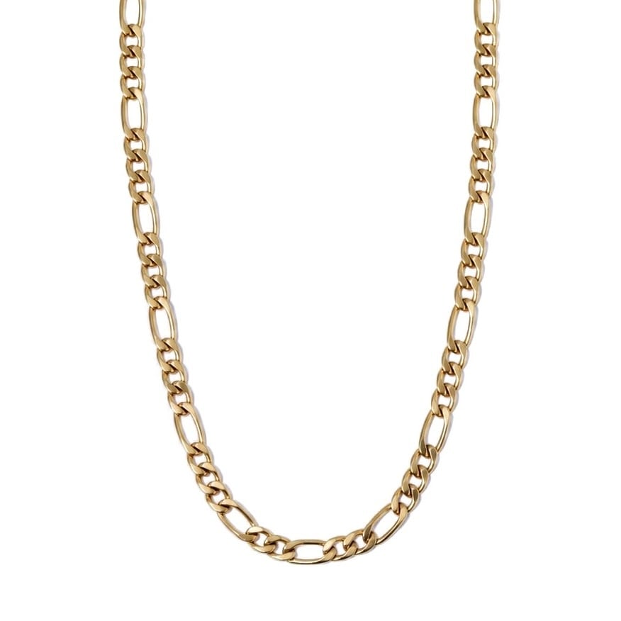 Rhythm Figaro Chain Necklace(ゴールド)