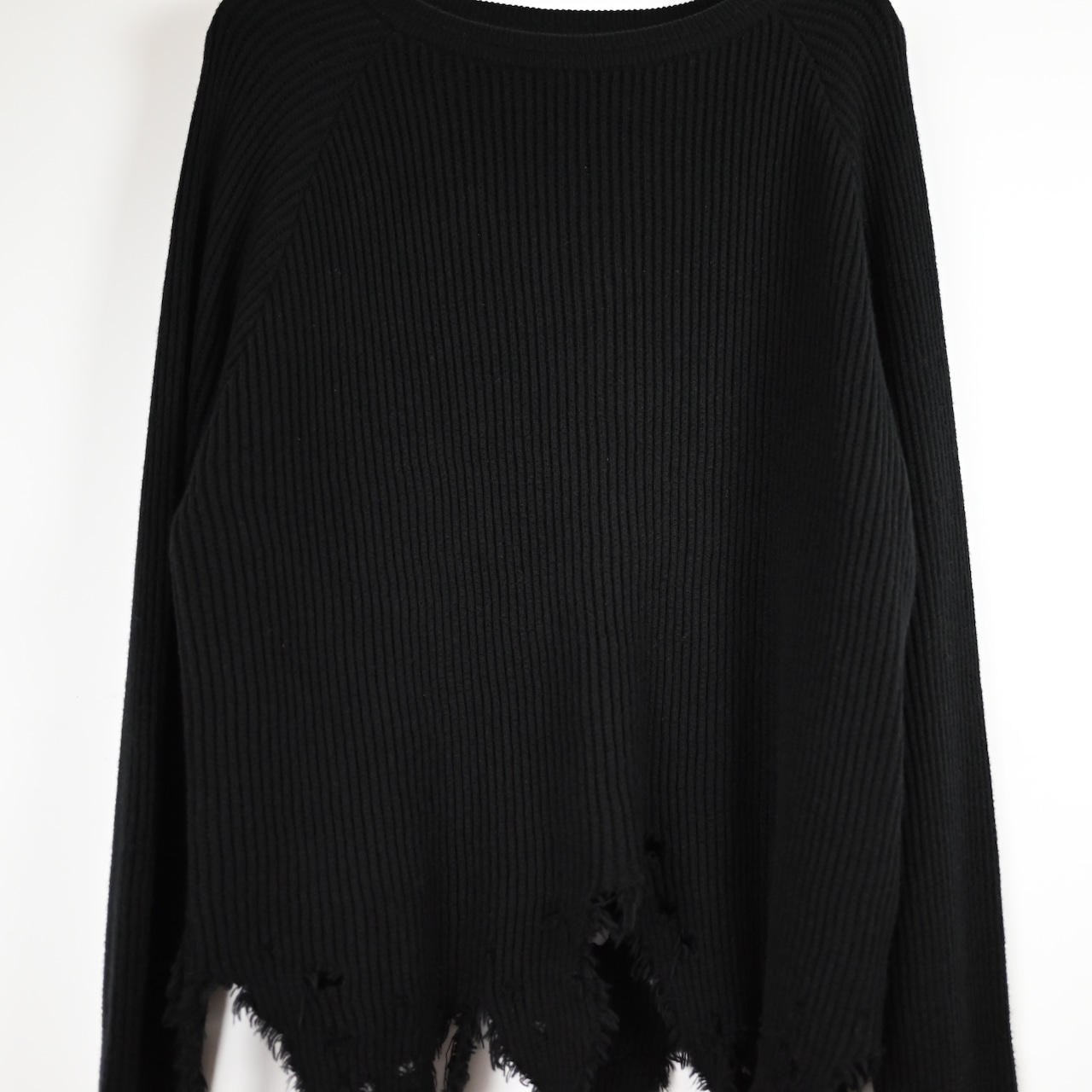 Leh / GANKO別注×damage waffle L/S sweater