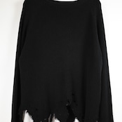 Leh / GANKO別注×damage waffle L/S sweater