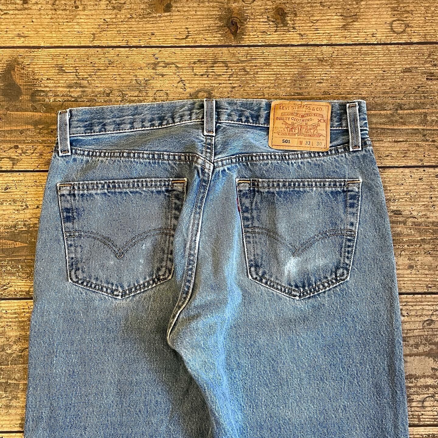 90's Levi's 501 クラッシュデニム Made in USA 表記33×30 | Knot Co. Ltd.