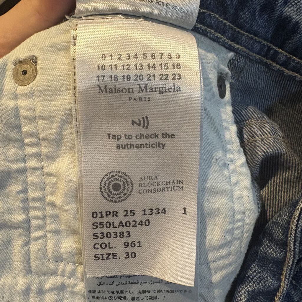 Maison Margiela メゾンマルジェラ 25SS DISTRESSED JEANS ストレート