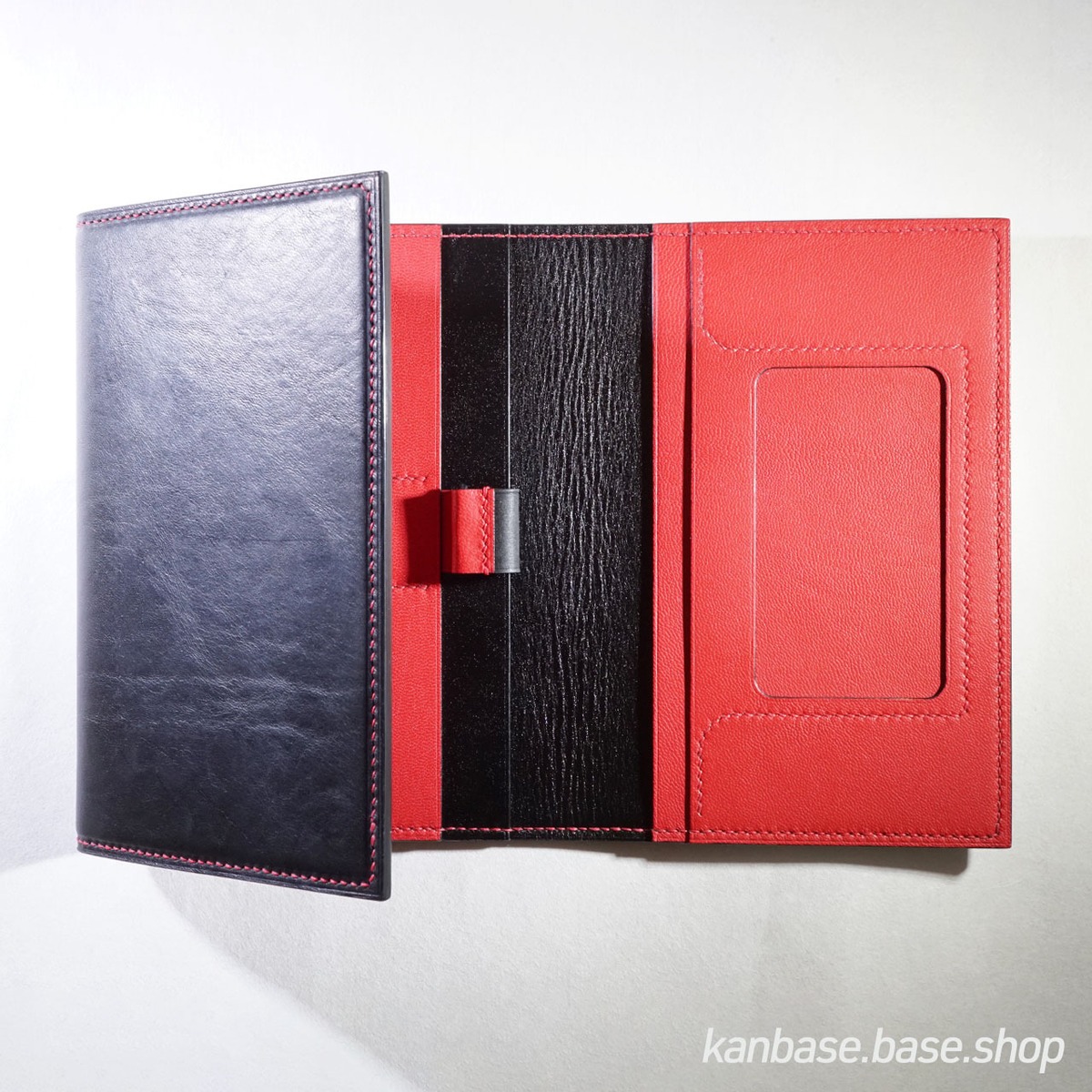 システム手帳 No.03黒×赤仕様（1点のみ・限定品） | kanbase