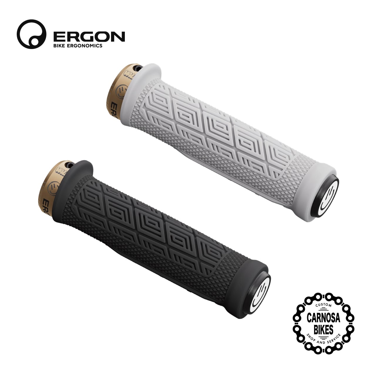 TITLE】LO1 Grips ロックオングリップ | 【CARNOSA BIKES】マウンテン