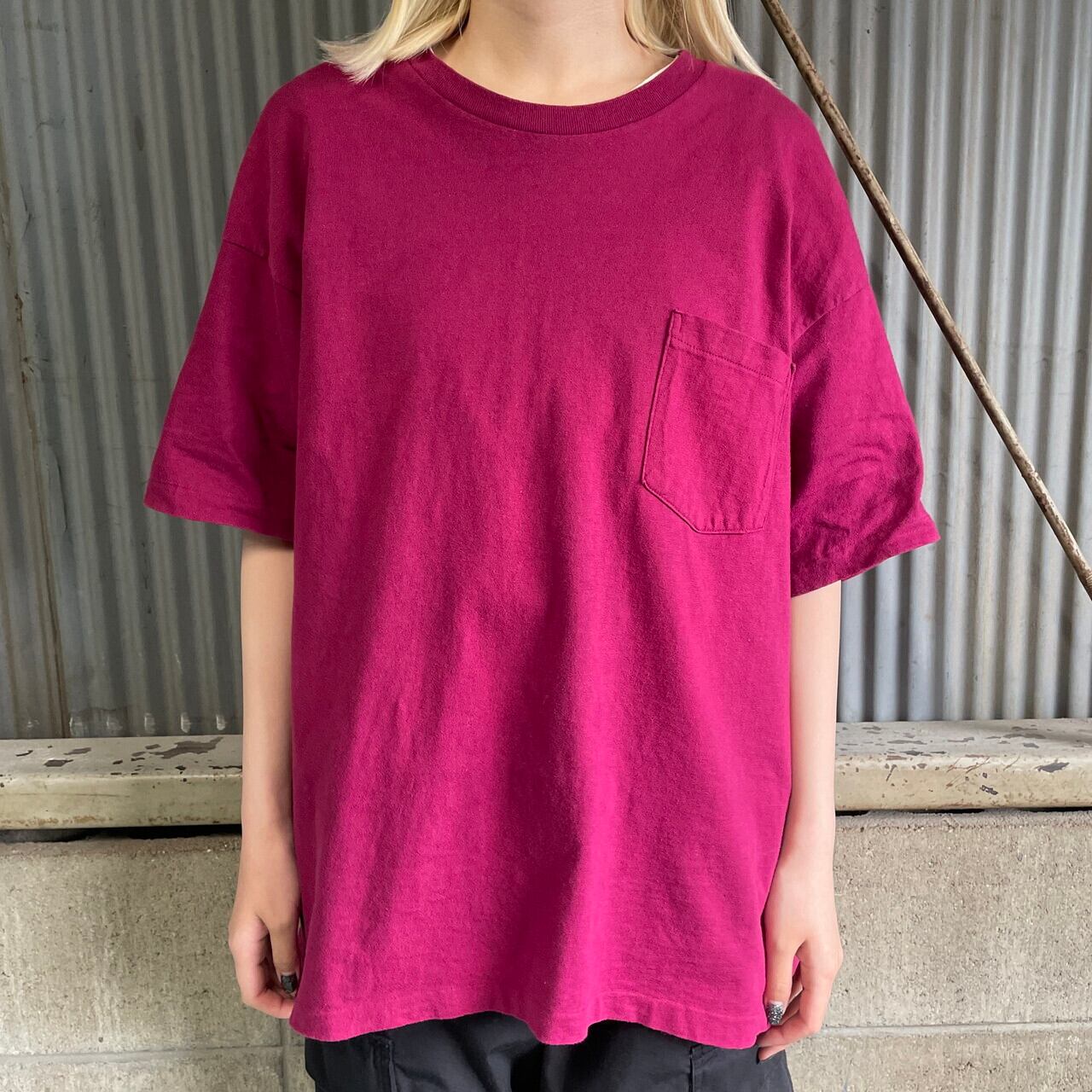 USA製 90年代 オールドGAP GAP ギャップ 無地 ポケットTシャツ メンズ