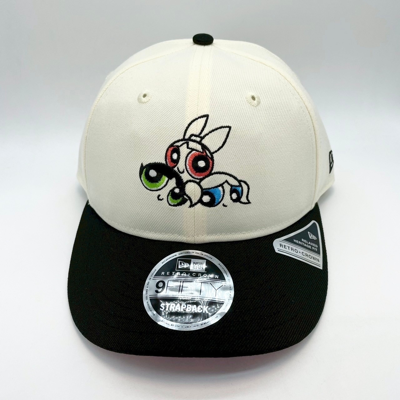 NEW ERA RC 9FIFTY/RC 950 Curved Visor The Powerpuff Girls / パワーパフ ガールズ ツートン White/Black