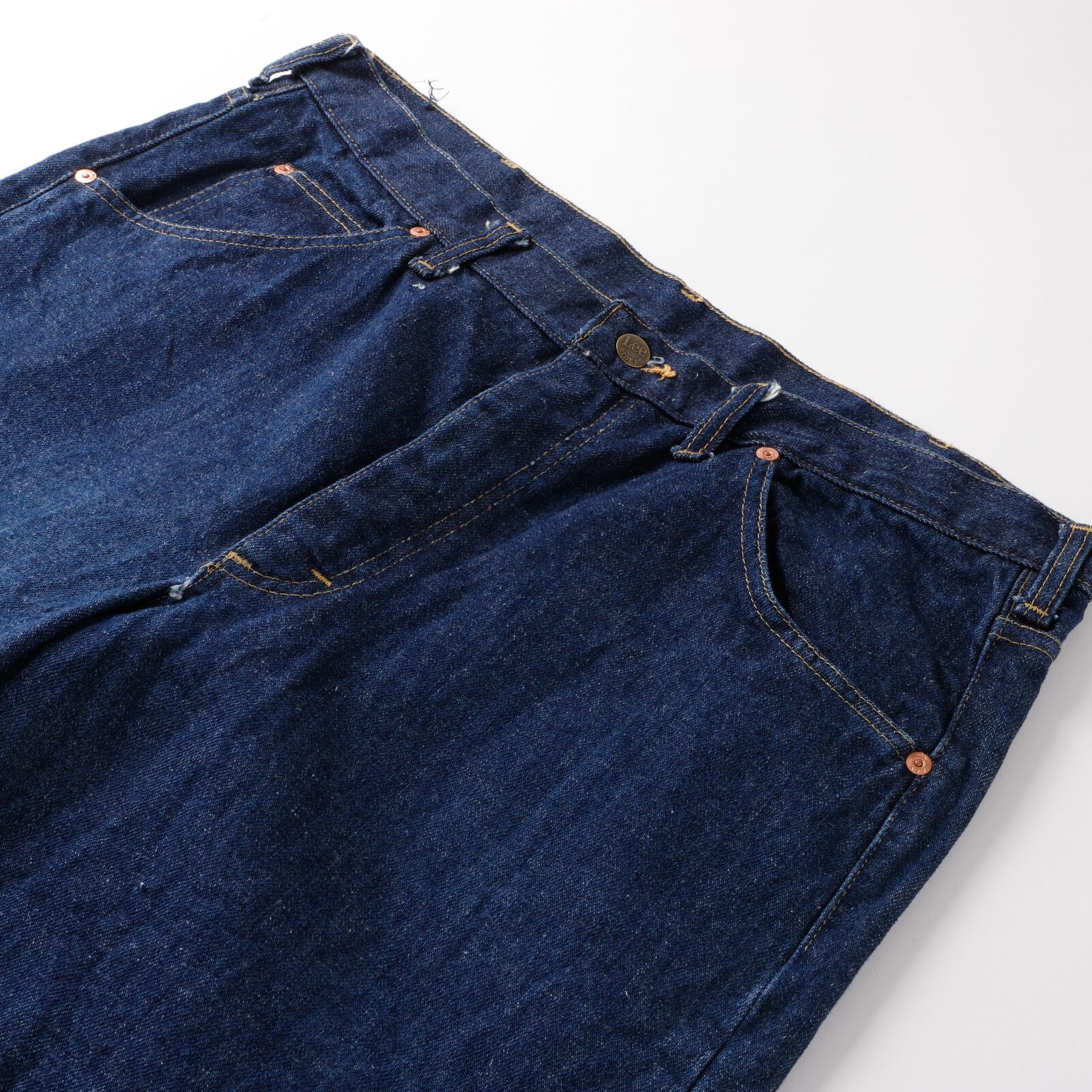 濃紺】70s Lee special vintage denim RIDERS made in USA one wash 