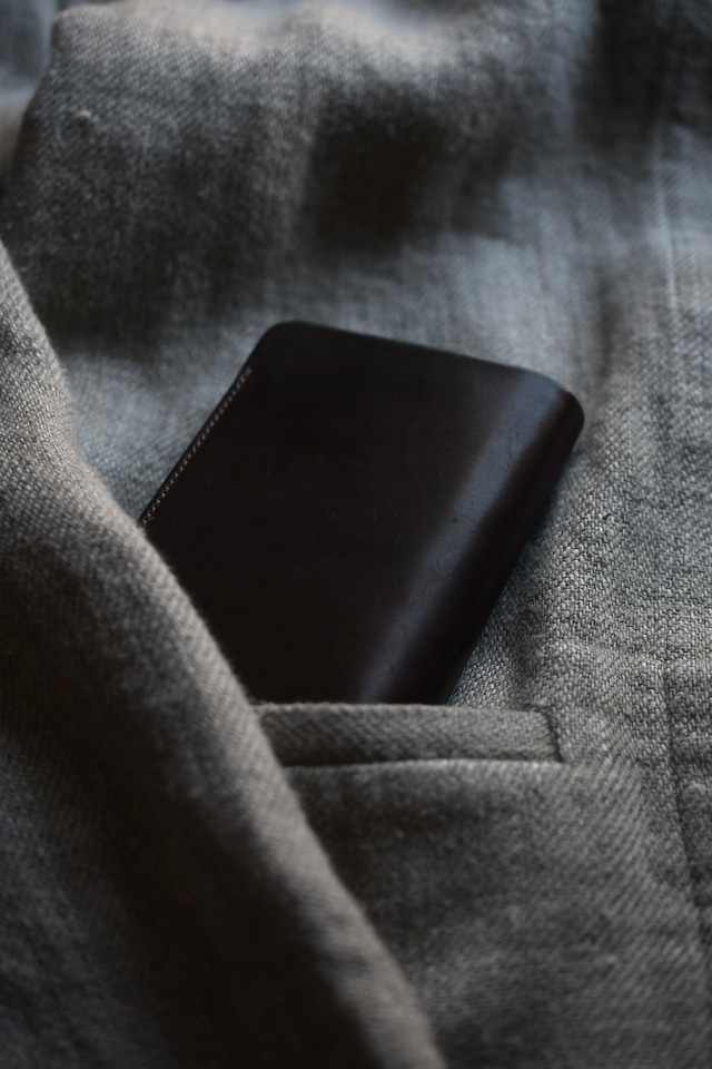 forme / Short Wallet - Cordovan Dark Cognac × DOUBLE Brown