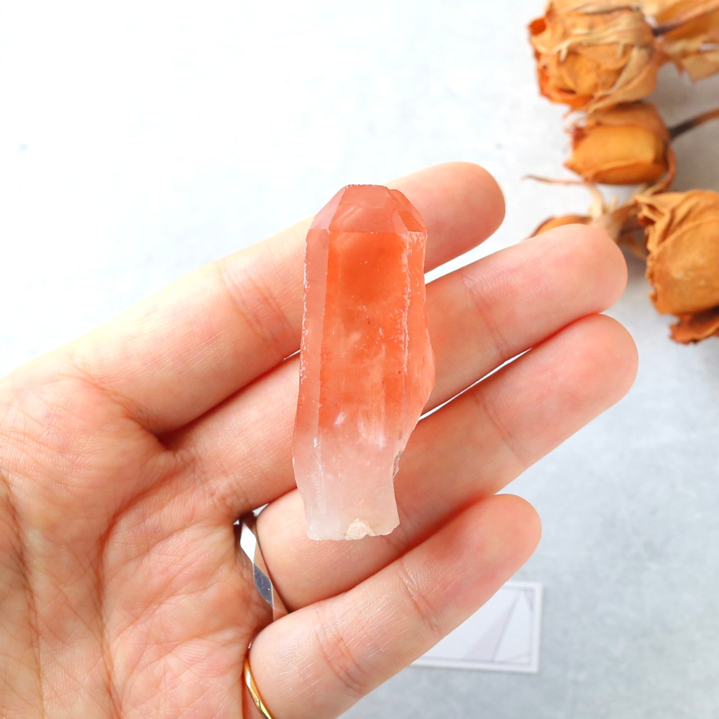 ソウルメイト ディープピンクレムリアンシード 天然石 水晶 鉱物 一点