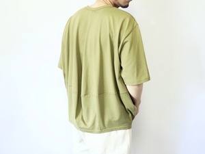 LiSS / BALLOON HALF SLEEVE TEE - KHAKI　リス / バルーンハーフスリーブティー