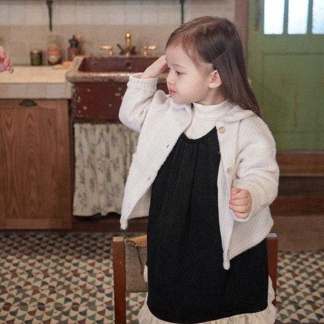 《予約》onu ¨ knit collar cardigan