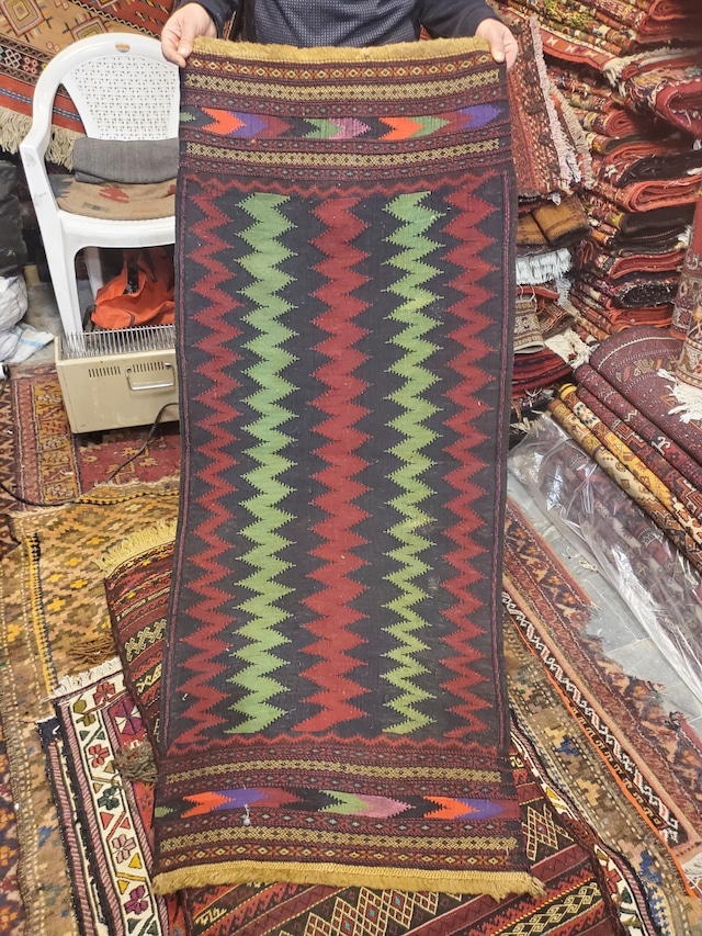 絨毯クエスト50【No.47】Kilim ※現在、こちらの商品はイランに置いてあります。ご希望の方は先ずは在庫のご確認をお願いします。